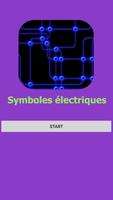 symbole electrique Affiche