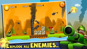 Ejército Tank Wars juego captura de pantalla 1