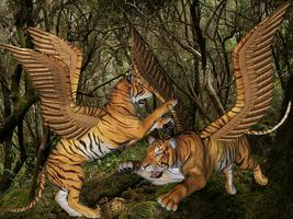 Flying Tiger Wild Sim Affiche