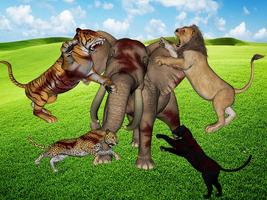 Safari Hunting Animal War syot layar 1