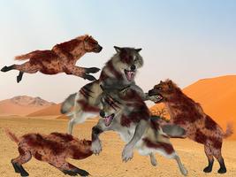 Wolf VS Hyena Plakat