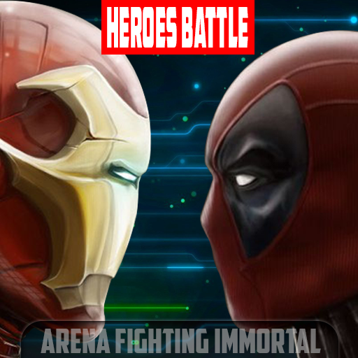 Heróis Battle Arena lutando herói sombra Immortal