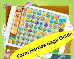 Guide And Farm Heroes Saga. Affiche