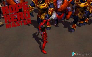 Herói Rope Master: Incrível Monstro Battle City Cartaz