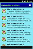 234 Mutiara Kata Islami スクリーンショット 2