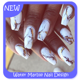 Water Marble Nail Design icône