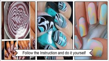 Water Marble Nail Design capture d'écran 2