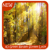 3D Green garden Screen Lock Wallpaper Free icône