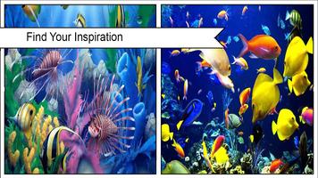 3D Fish Aquarium Wallpaper HD Affiche