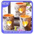 Easy DIY Birch Wood Candle Holders আইকন