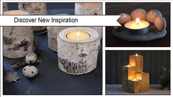 Easy DIY Birch Wood Candle Holders Ekran Görüntüsü 1