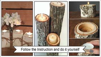 Easy DIY Birch Wood Candle Holders capture d'écran 2