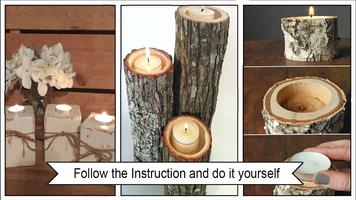 Easy DIY Birch Wood Candle Holders Ekran Görüntüsü 2
