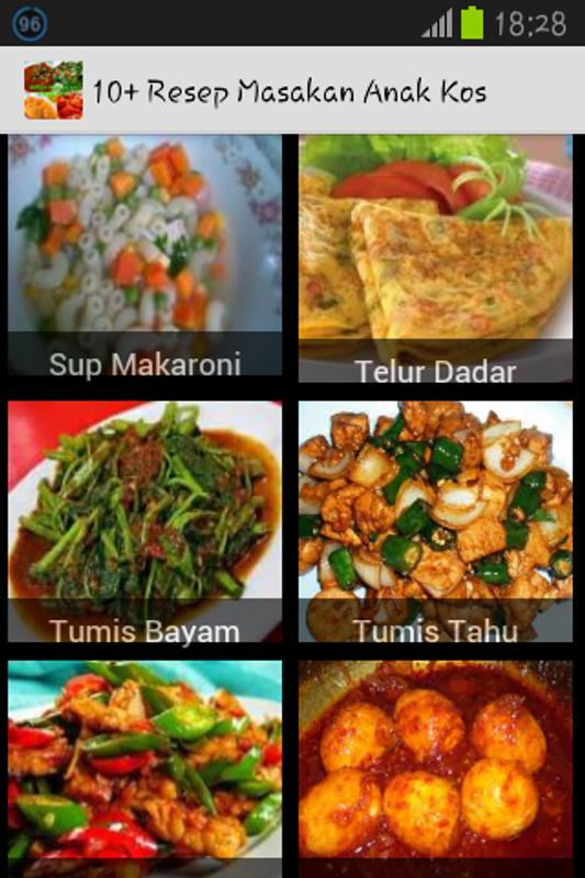 Resep Masakan Anak Kos Poster Resep Masakan Anak Kos Poster