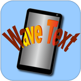 Wave Text icon