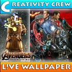 Avengers inFinity WaR Live Wallpaper HD icône