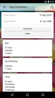 Age Calculator - Calculate Your Age and Birthday Affiche