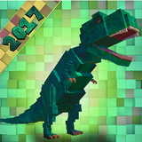 Pixel Dino Hunter 2017 icône