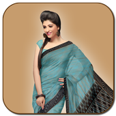 Woman Saree Photo Suit icon