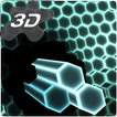 Digital Hex Particles 3D Live Wallpaper