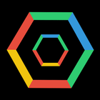 Hexagon color-icoon