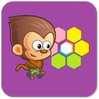 Monkey Hexa Puzzle ไอคอน