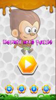 Monkey Hexa Puzzle Plakat