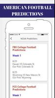 American Football Predictions capture d'écran 1