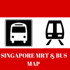 SINGAPORE MRT & BUS MAP icône