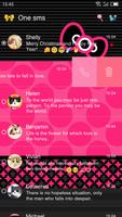 One Sms Theme for Hello Kitty Affiche