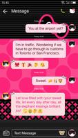 One Sms Theme for Hello Kitty capture d'écran 2