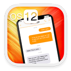 OS 12 Orange - SMS, MMS Theme, OS color style simgesi
