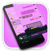 ”Purple Dolka Dot - One Sms