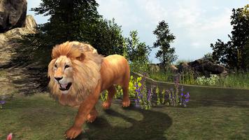 Lion Simulator : Hunting Games постер