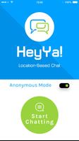 HeyYa- location based Chat पोस्टर