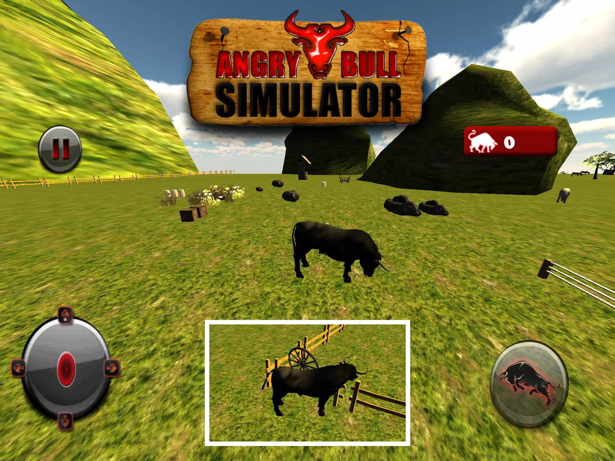 Simulador de ataque de equitação em touro bravo real 3D lutador jogos de  arcade para crianças::Appstore for Android