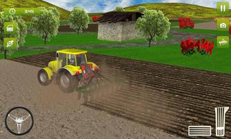 Real Farming Tractor Trolley Simulator; Game 2019 poster