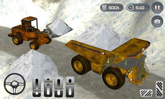 Snow Plow Rescue Truck Loader Poster