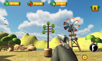 西瓜射擊：3D水果遊戲 截图 2