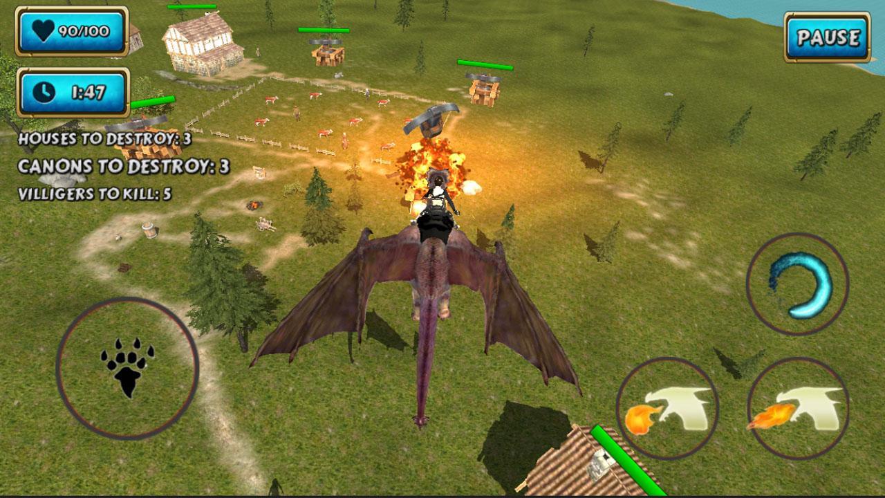Fire Flying Dragon Simulator Warrior Sky Rider 3d For Android