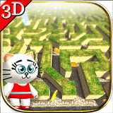 Maze Cartoon labyrinth 3D HD icon