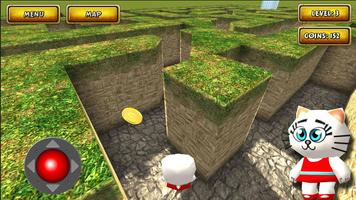 Maze Cartoon labyrinth 3D HD poster