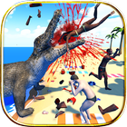 Crocodile Simulator Beach Hunt ícone