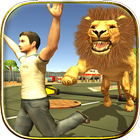 Wild Animal Zoo City Simulator أيقونة