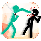 Stick Men Fighting - Multiplayer Ninja Fight Game icône