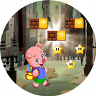 Pig Pink Kid Runner City иконка