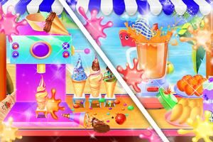 Christmas beach party & ice cream making game 스크린샷 2