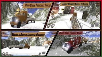 Jungle Wood Cargo Truck: Hill City Transporter screenshot 1