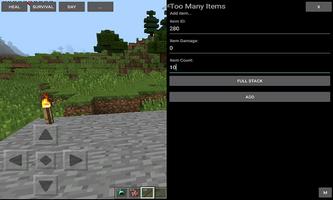 Mod Too Many Items for MCPE ảnh chụp màn hình 1