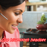 Use bluetooth headset Zeichen